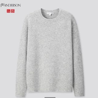 ユニクロ(UNIQLO)のスフレヤーンクルーネックセーター UNIQLO × JW ANDERSON(ニット/セーター)