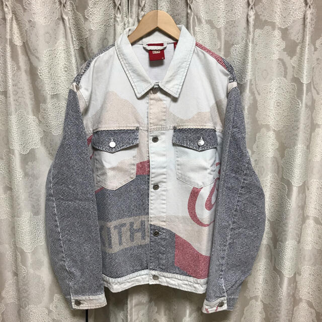 Supreme(シュプリーム)のKITH COCA-COLA MOUNTAINS DENIM JACKET M メンズのジャケット/アウター(Gジャン/デニムジャケット)の商品写真