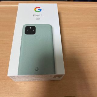 グーグルピクセル(Google Pixel)の【新品未使用】 Google Pixel5 5G 緑 SIMフリー(スマートフォン本体)