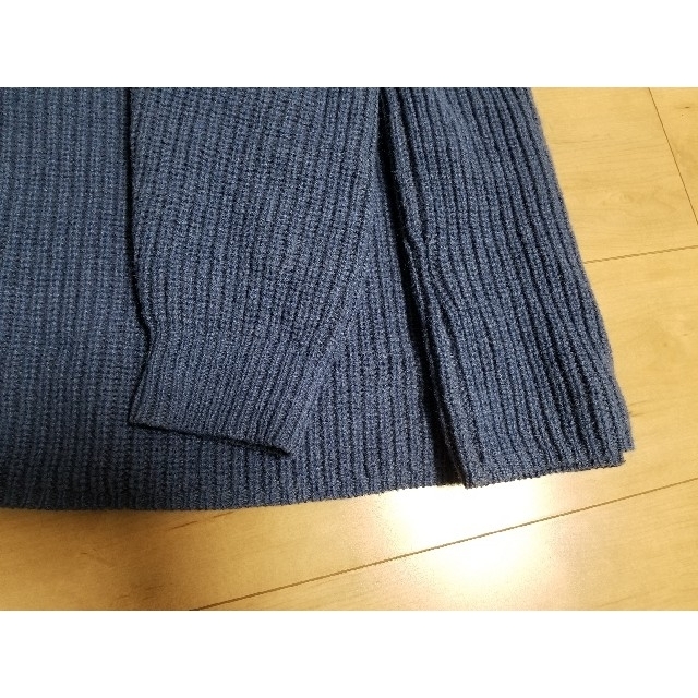 nanamica(ナナミカ)の【期間限定値下中】ナナミカ ニット　XS　ブルー メンズのトップス(ニット/セーター)の商品写真