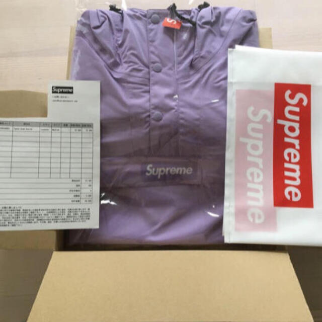 新品 17SS supreme Taped Seam Anorak アノラック