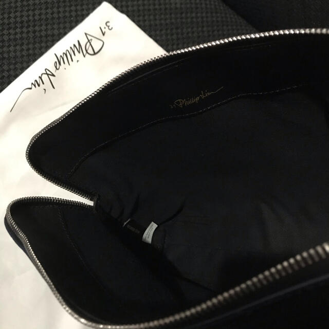 3.1 Phillip Lim(スリーワンフィリップリム)の3.1 Phillip Lim バイカラー シワ加工 クラッチバッグ レディースのバッグ(クラッチバッグ)の商品写真