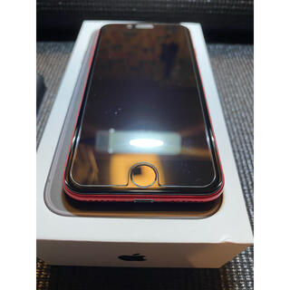 アイフォーン(iPhone)のiPhone8 64g (PRODUCT)RED SIMフリー 本体のみ(スマートフォン本体)