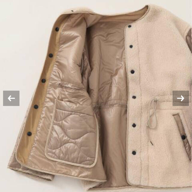 Plage(プラージュ)のplage JANESMITH リバーシブルボアコート レディースのジャケット/アウター(ブルゾン)の商品写真