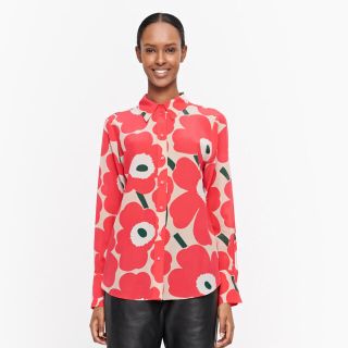 マリメッコ(marimekko)のToiveikas Pieni Unikko  シャツ　マリメッコ ウニッコ(シャツ/ブラウス(長袖/七分))