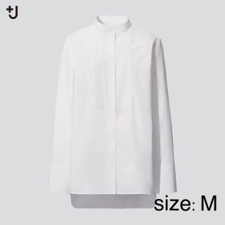 ユニクロ(UNIQLO)のユニクロ J ジルサンダー スーピマコットンタックシャツ +J(シャツ/ブラウス(長袖/七分))