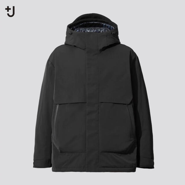 Jil Sander(ジルサンダー)のユニクロ　ハイブリッドダウンオーバーサイズパーカ ＋Ｊ メンズのジャケット/アウター(ダウンジャケット)の商品写真