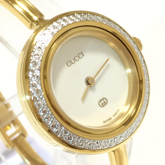Gucci(グッチ)の新品同様 グッチ GUCCI 時計 チェンジベゼル レディースのファッション小物(腕時計)の商品写真