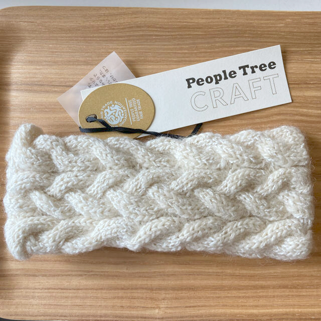 JOURNAL STANDARD(ジャーナルスタンダード)の【新品】people  tree ニット ヘアバンド レディースのヘアアクセサリー(ヘアバンド)の商品写真