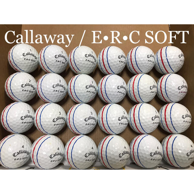 25.《E・R・C SOFT》24球 Callaway ロストボール