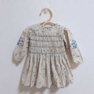 キャラメルベビー&チャイルド(Caramel baby&child )の【早い者勝ち】レア 19SS apolina チュニックワンピース 6-12m(ワンピース)