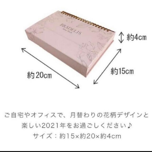 BRADELIS Newyork  30周年カレンダー インテリア/住まい/日用品の文房具(カレンダー/スケジュール)の商品写真