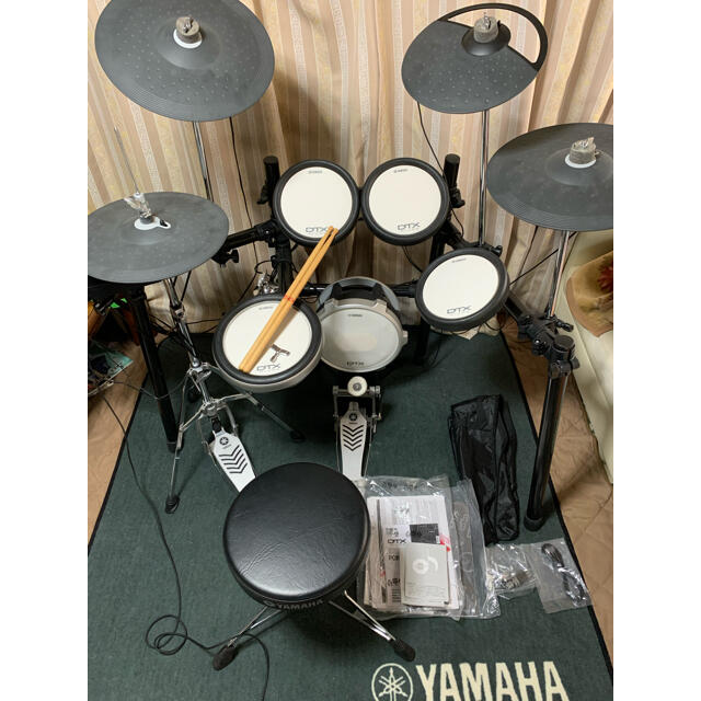 【送料込み・本体美品】YAMAHA DTX502電子ドラムセット