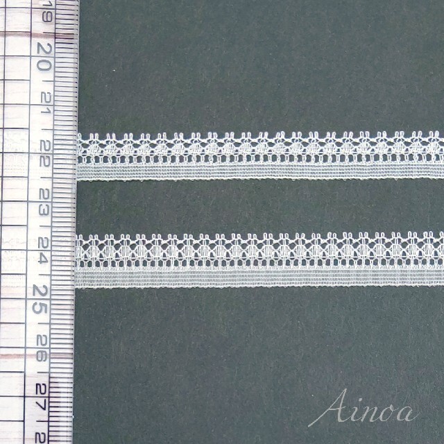 【GURL】極薄ラッセルレース 繊細 細幅 ドール アウトフィット 4m ハンドメイドの素材/材料(生地/糸)の商品写真