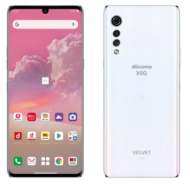未使用品】 LG L-52A VELVET+DualScreen付き LG - Electronics