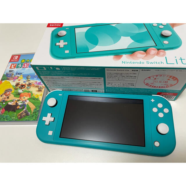 【セット】Nintendo Switch  Lite ターコイズ＋あつ森