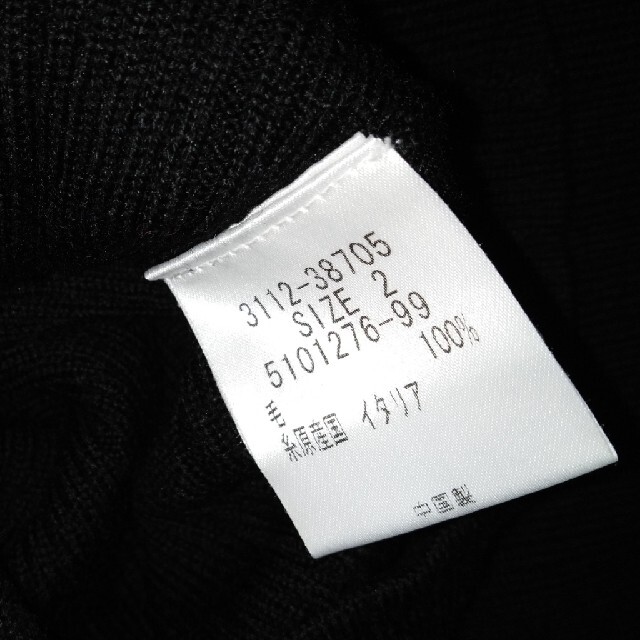 LAUTREAMONT(ロートレアモン)のロートレアモン　ヘンリーネックニット　ブラック レディースのトップス(ニット/セーター)の商品写真