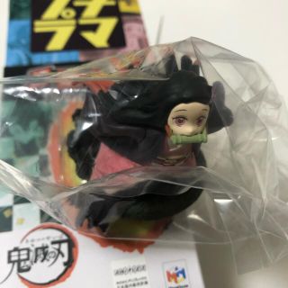 鬼滅の刃　プチラマ　情景乃箱　竈門禰豆子　フィギュア　禰󠄀豆子(キャラクターグッズ)