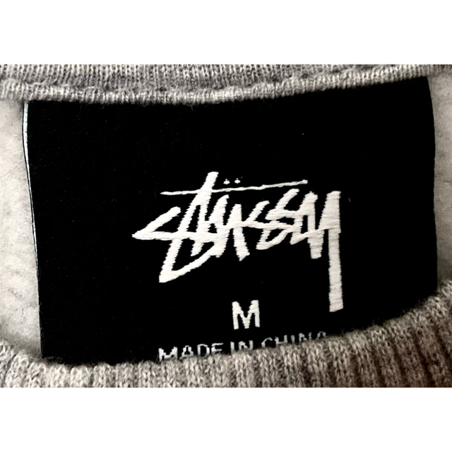 STUSSY - STUSSY トレーナー スウェット グレー 8020 Crewの通販 STUSSY - STUSSY トレーナー スウェット グレー 8020 Crewの通販