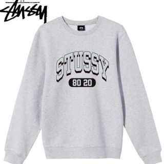 STUSSY - STUSSY トレーナー スウェット グレー 8020 Crewの通販 by 断