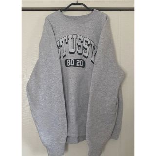 STUSSY - STUSSY トレーナー スウェット グレー 8020 Crewの通販 by 断