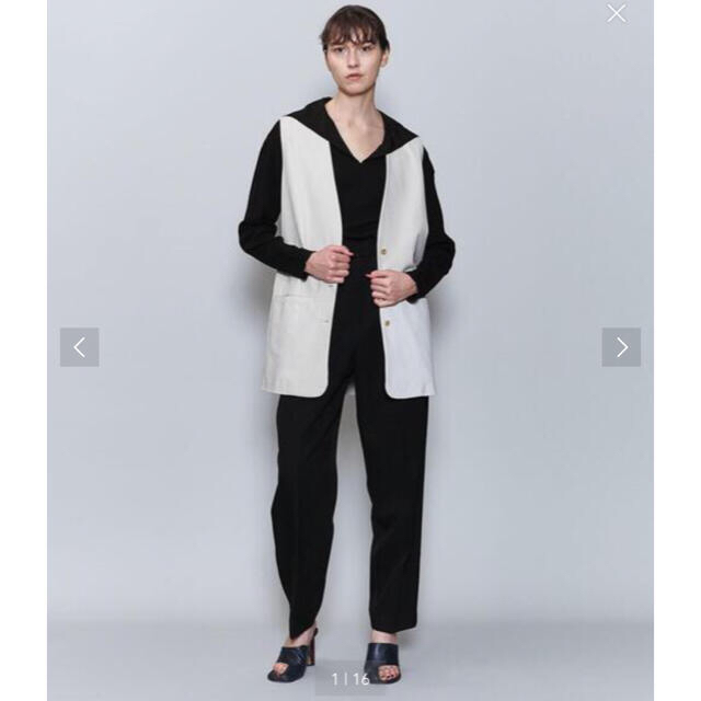 BEAUTY&YOUTH UNITED ARROWS - 完売！新品！roku  ジョーゼットパンツ　ブラック