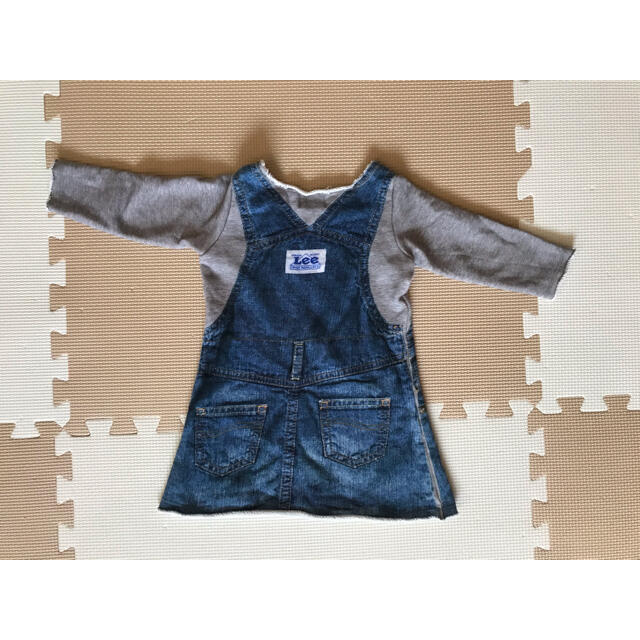 Lee(リー)の●ストンプスタンプ　Lee 転写ワンピース● キッズ/ベビー/マタニティのキッズ服女の子用(90cm~)(ワンピース)の商品写真