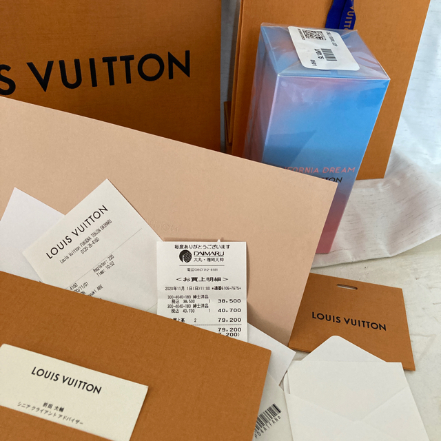 LOUIS VUITTON(ルイヴィトン)のヴィトン　カリフォルニアドリーム　新品未開封　ラッピング袋　人気香水　プレゼント コスメ/美容の香水(ユニセックス)の商品写真