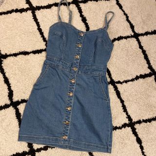 ゲス(GUESS)のGUESS デニム ワンピース(ミニワンピース)