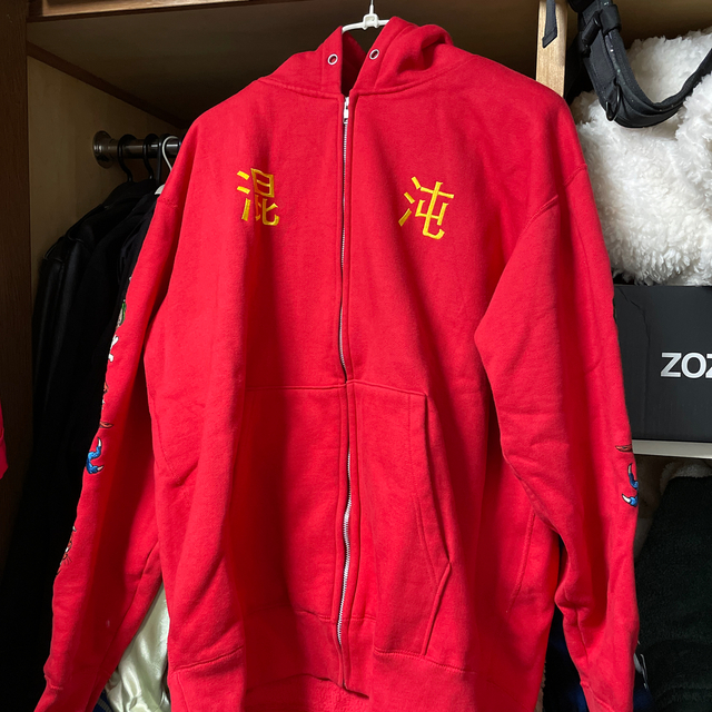 特価 LHP - kidill 混沌 パーカー 赤 マホト着用の通販 by hhh