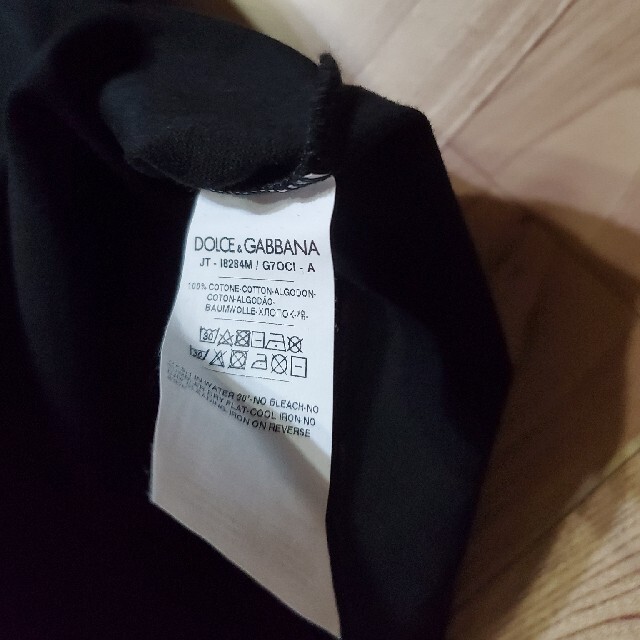 DOLCE&GABBANA(ドルチェアンドガッバーナ)の新品 正規品【Dolce&Gabbana】半袖Tシャツ ブラック 希少 メンズのトップス(Tシャツ/カットソー(半袖/袖なし))の商品写真