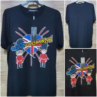 ドルチェアンドガッバーナ(DOLCE&GABBANA)の新品 正規品【Dolce&Gabbana】半袖Tシャツ ブラック 希少(Tシャツ/カットソー(半袖/袖なし))