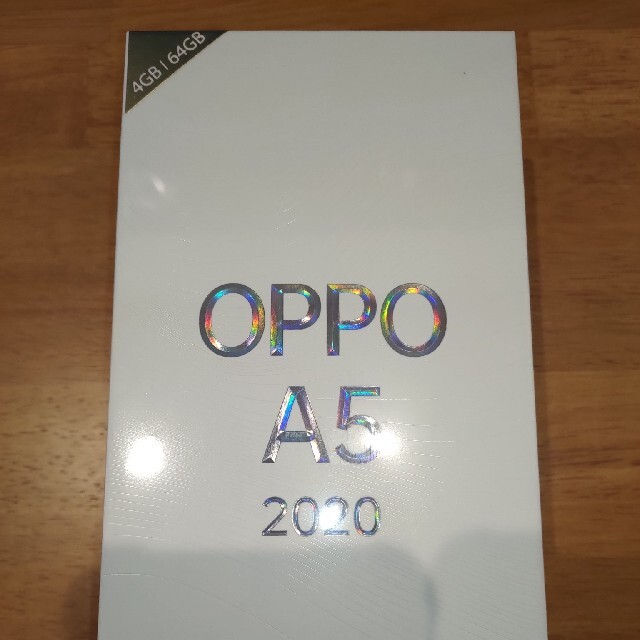 【新品未使用】OPPO A5 2020　ブルー スマホ/家電/カメラのスマートフォン/携帯電話(スマートフォン本体)の商品写真