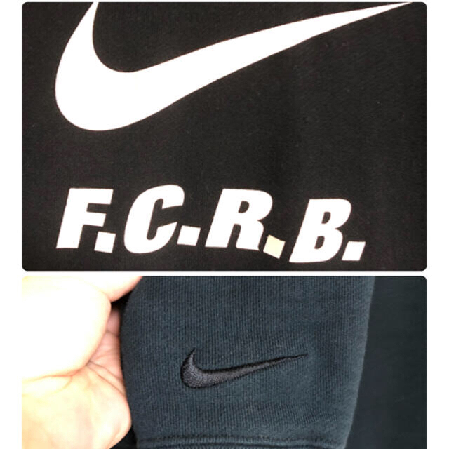 FCRB×NIKE  パーカー　黒Mサイズ　ナイキパーカー