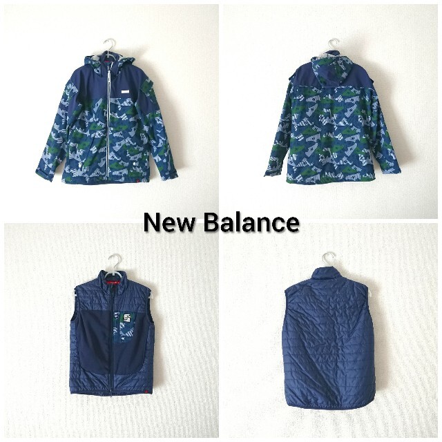 【未使用品】New Balance・中綿ベスト付き 防寒撥水ジャケット