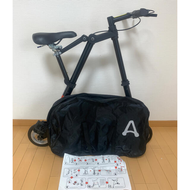 自転車本体超小型Bicycle A型bike ブラックフレーム