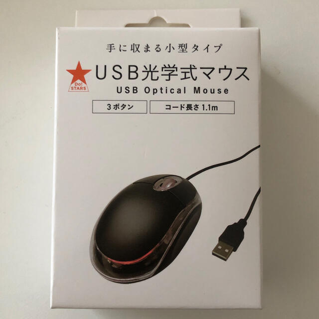 USB光学式マウス スマホ/家電/カメラのPC/タブレット(PC周辺機器)の商品写真