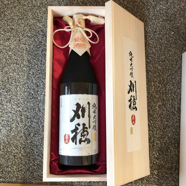 新品未開封　日本酒　1.8L 純米大吟醸刈穂　嘉永　限定品