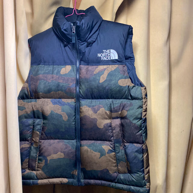 THE NORTH FACE ノースフェイス ND91843 Nuptse Vest ヌプシ ダウン ベスト カーキ系 M