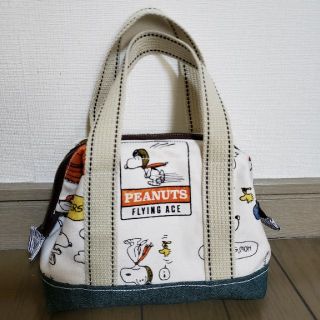 スヌーピー(SNOOPY)のスヌーピーハンドメイド◆トート風ワイヤーポーチ◆(ポーチ)