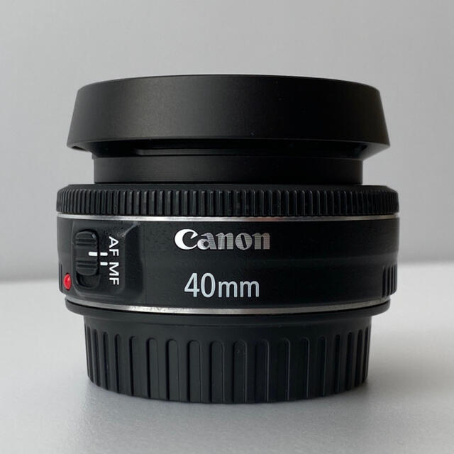 Canon EF40mm F2.8 STM ライカ風フード付き