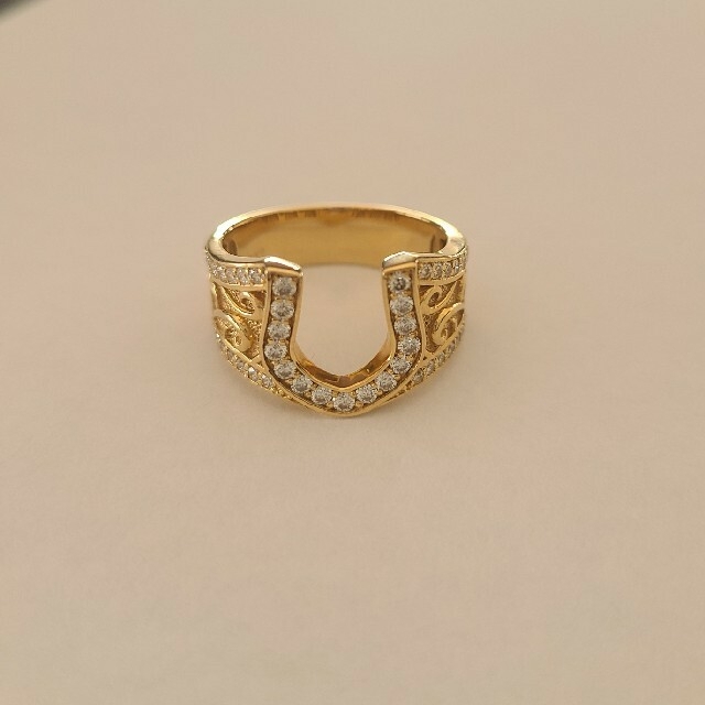 K18　ダイヤモンド付き　リング　指輪 1