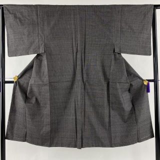 男着物 美品 名品 身丈126.5cm 裄丈64cm 正絹 【中古】(着物)