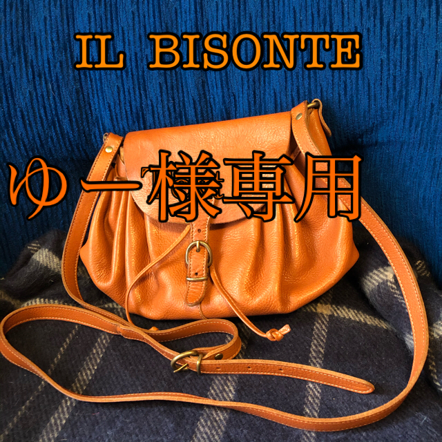 IL BISONTE イルビゾンテ　ギャザー　ショルダー総重量約376g