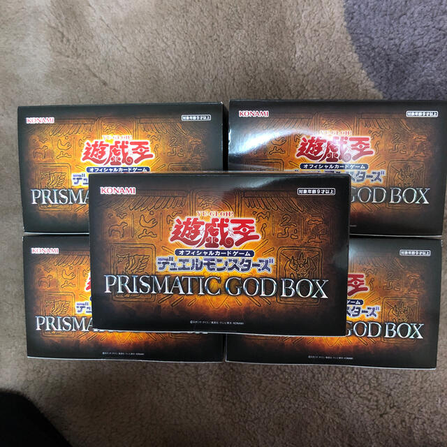 Box/デッキ/パック遊戯王OCG デュエルモンスターズ PRISMATIC GOD BOX ×5