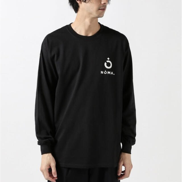 BEAMS(ビームス)の【NOMA t.d./ノーマティーディー】LOGO ロンT 3 黒 新品 メンズのトップス(Tシャツ/カットソー(七分/長袖))の商品写真