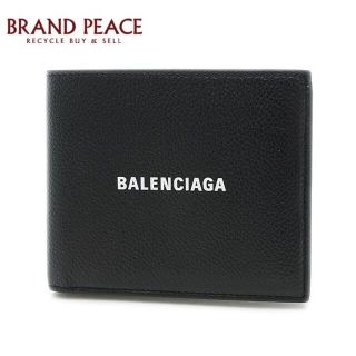 バレンシアガ(Balenciaga)のバレンシアガ エブリデイ 2つ折り札入れ 財布 レザー ブラック 594549(折り財布)