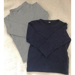 ムジルシリョウヒン(MUJI (無印良品))のロングTシャツ2枚(Tシャツ/カットソー)