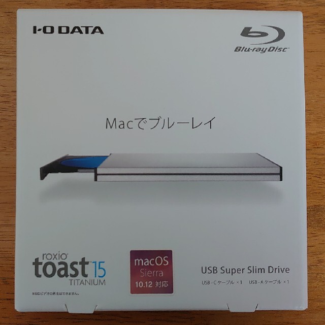 IO DATA BRP-UT6/MC Mac用 ブルーレイドライブ PC周辺機器