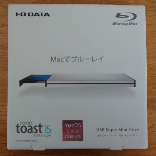 アイオーデータ(IODATA)のIO DATA BRP-UT6/MC Mac用 ブルーレイドライブ(PC周辺機器)